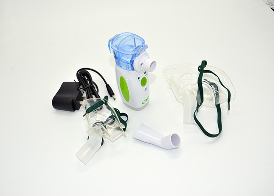 Nebulizer portátil da malha da multi sução à mão diminuta do ângulo com adaptador bucal e máscara